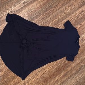 Navy blue casual dress